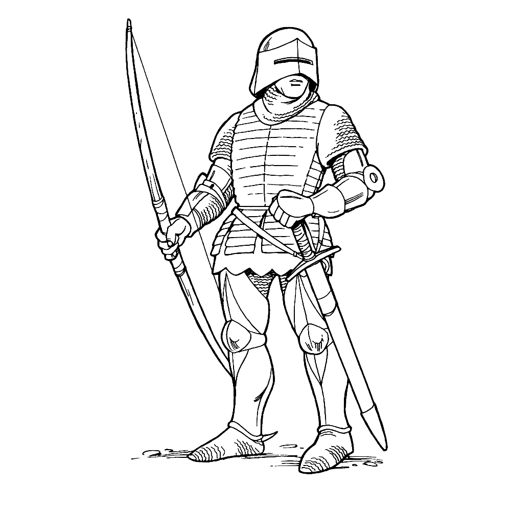 Plansa de colorat cu Militar 53 49